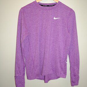 Purple Nike Women’s Long Sleeve Running Shirt Small